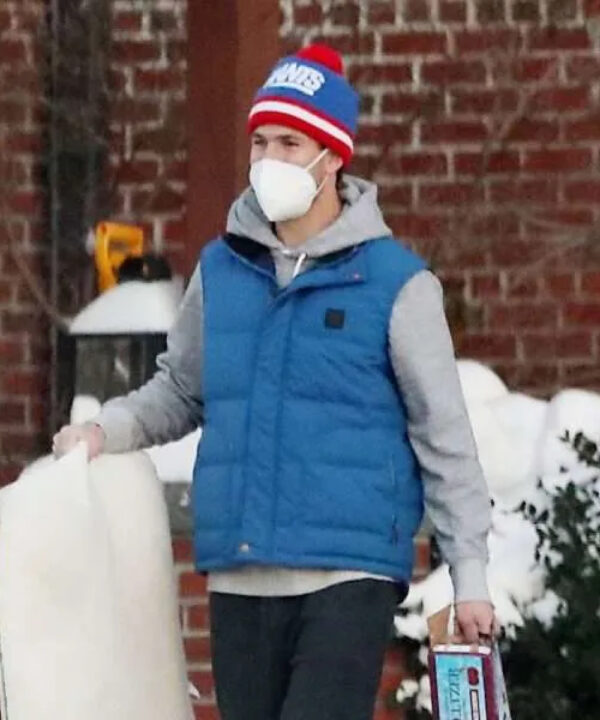 Austin Stowell The Hating Game Blue Vest