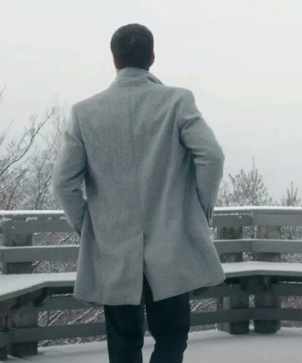 Austin Stowell The Hating Game Grey Coat