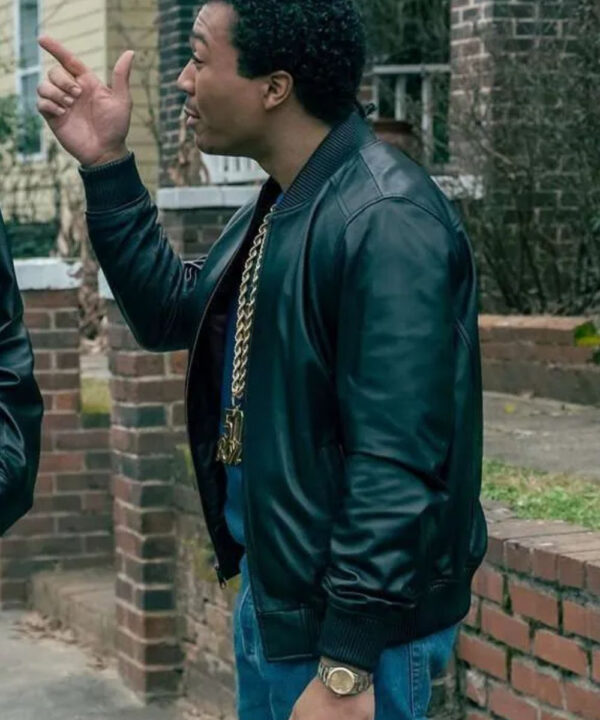 BMF Demetrius Lil Meech Flenory Black Bomber Jacket