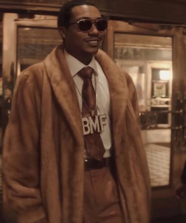 BMF Lil Meech Brown Fur Coat