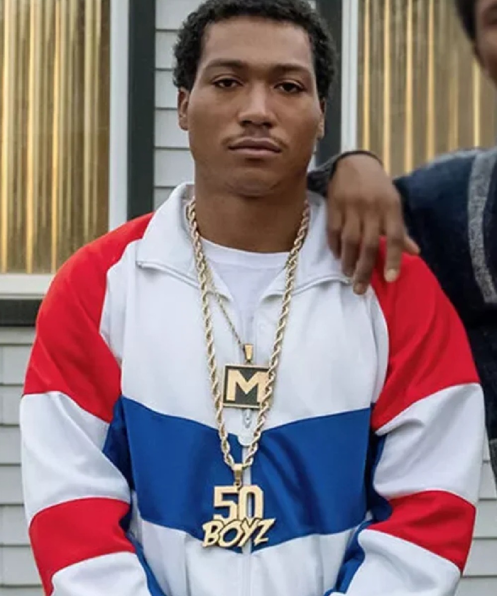 BMF Lil Meech White Track Jacket