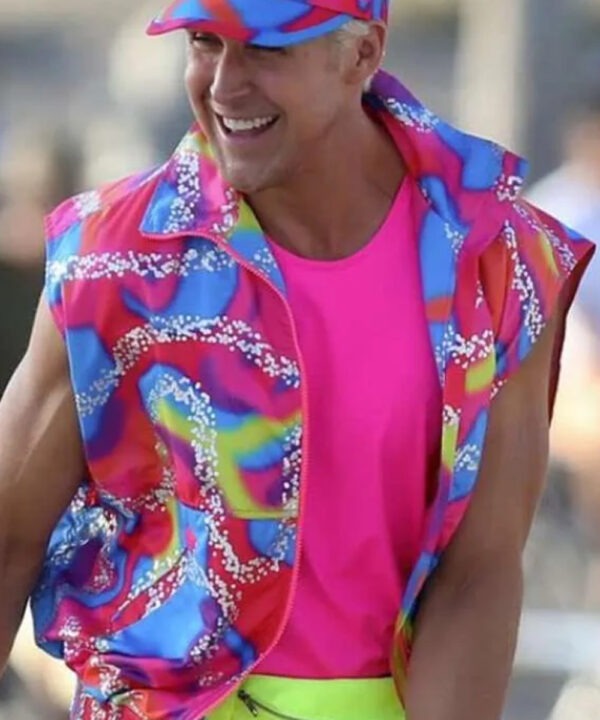 Barbie 2023 Ryan Gosling Colorful Vest