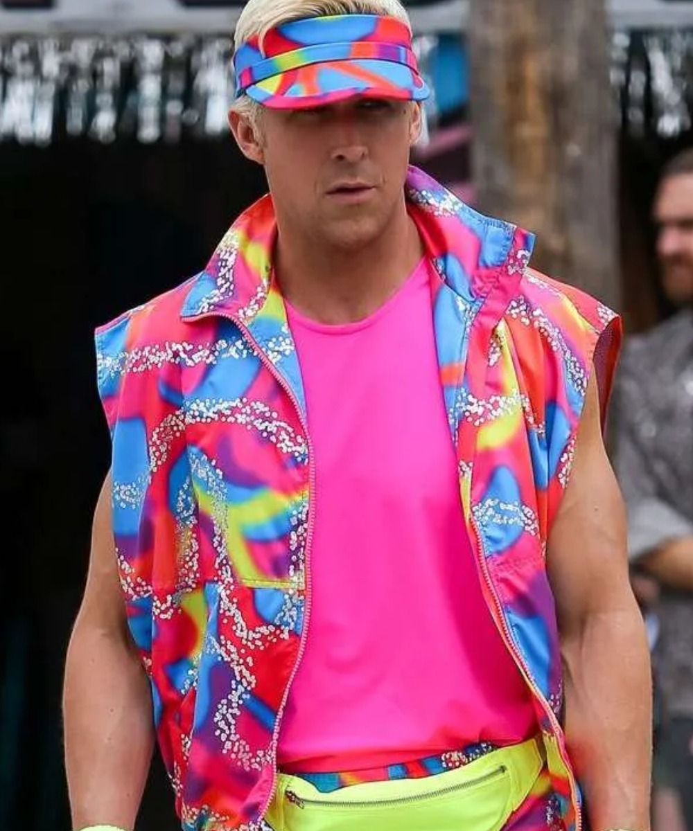 Barbie 2023 Ryan Gosling Colorful Vest