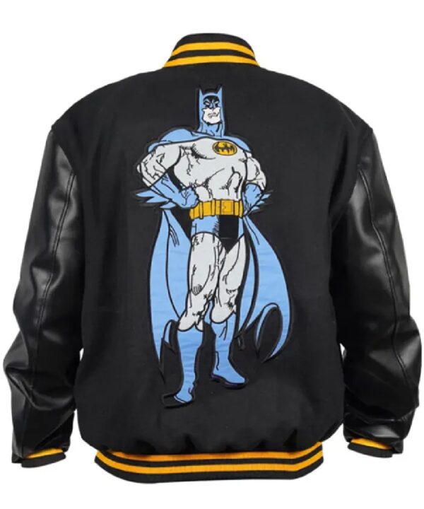 Batman Black Bomber Jacket – Superhero Inspired Style