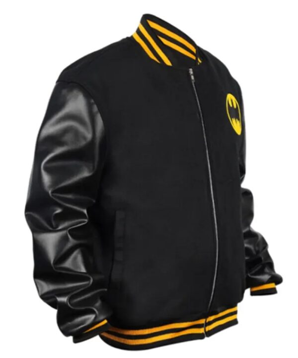 Batman Black Bomber Jacket – Superhero Inspired Style