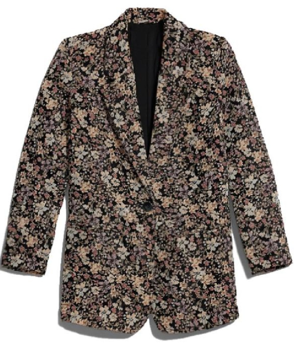 Beth Dutton Floral Pattern Long Coat
