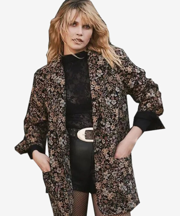 Beth Dutton Floral Pattern Long Coat