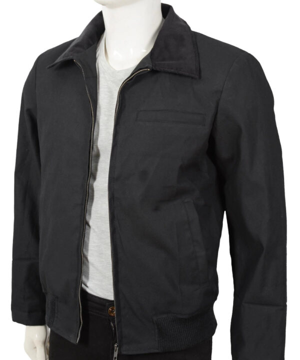 Black Dutton Ranch Bomber Jacket – Classic Casual Style
