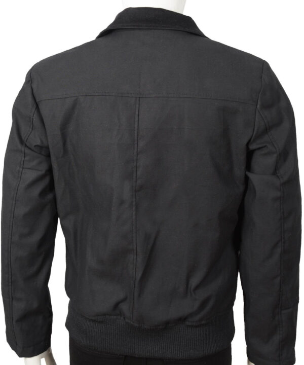 Black Dutton Ranch Bomber Jacket – Classic Casual Style