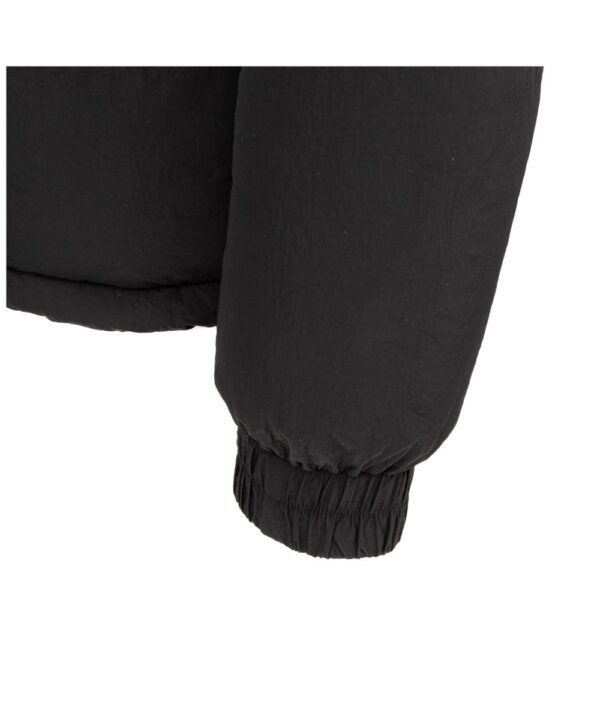 Men’s Black Hooded Puffer Jacket – Quilted Full-Zip Winter Style