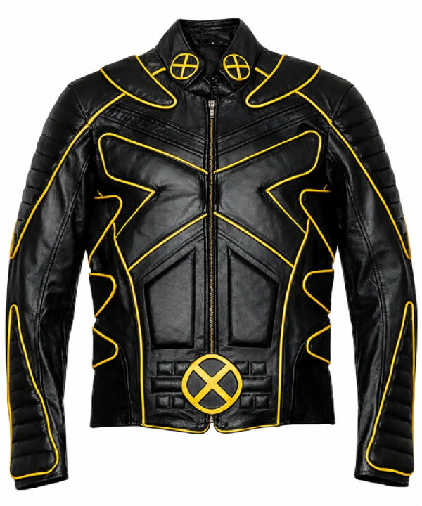 X-Men Wolverine Black Leather Jacket