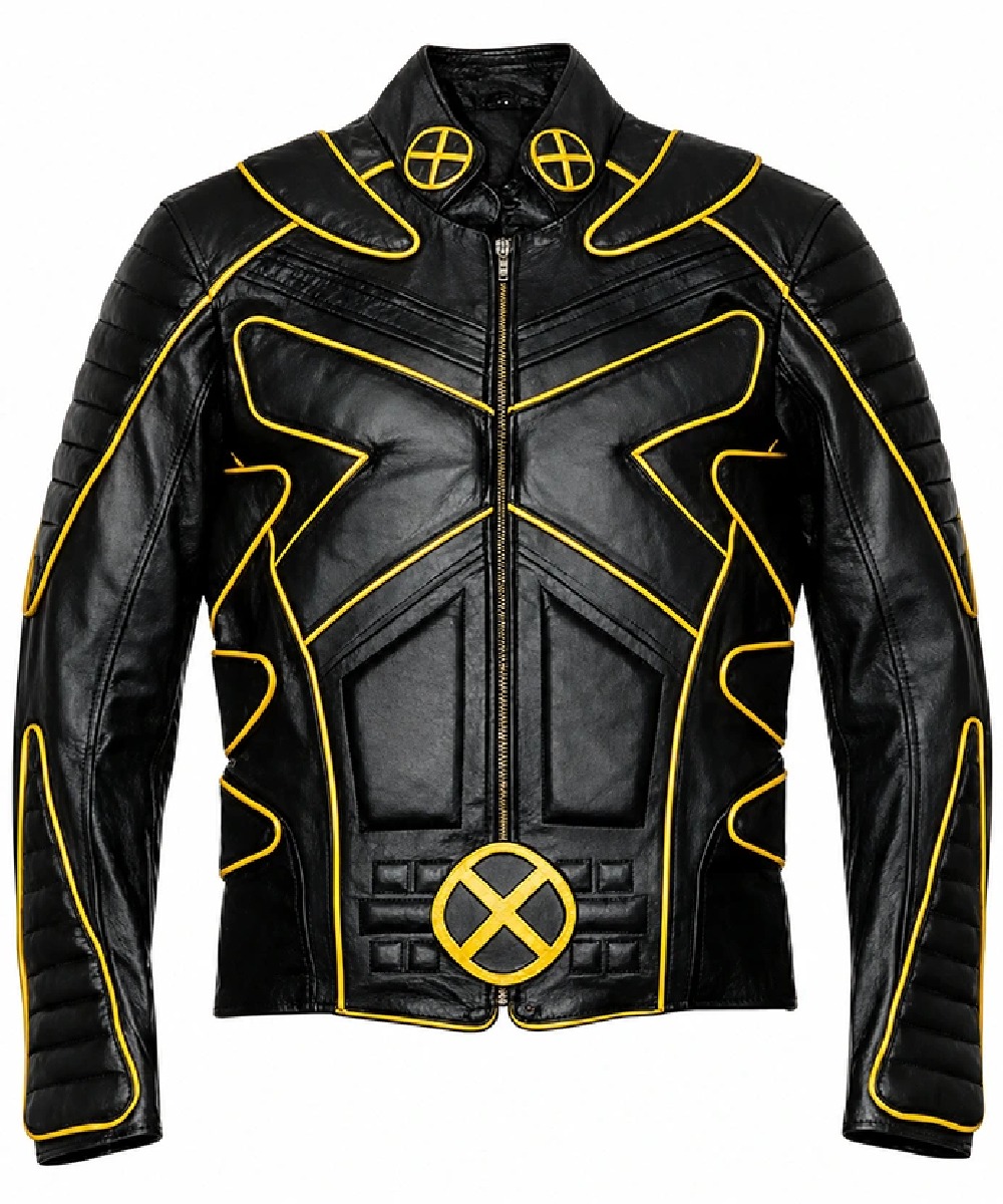 X-Men Wolverine Black Leather Jacket