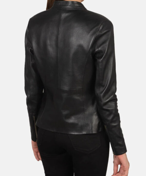 Black Leather Moto Jacket – Rugged Biker Style