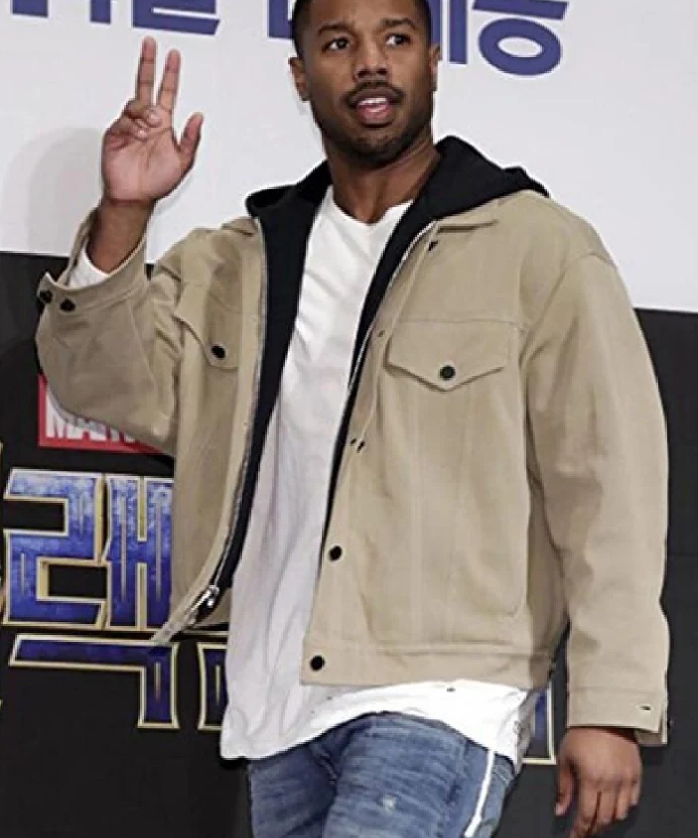 Black Panther Michael B Jordan Seoul Premiere Jacket