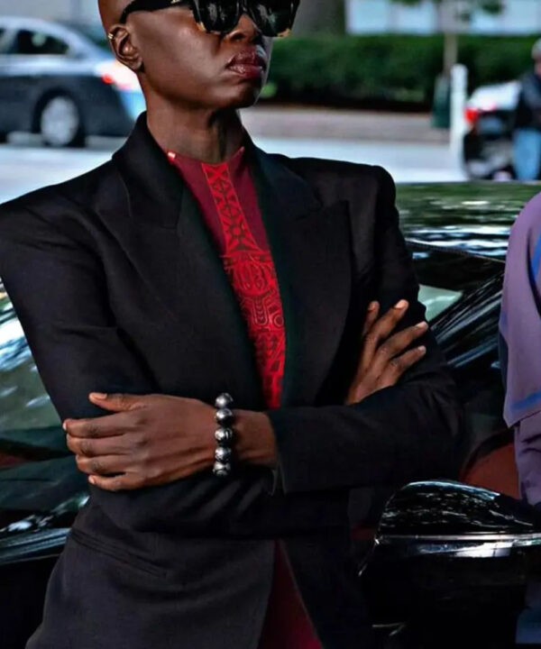 Black Panther Wakanda Forever Okoye Black Blazer