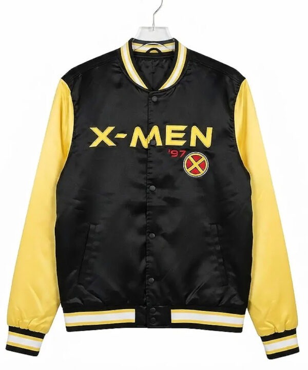 X-Men 97 Logo Satin Bomber Jacket