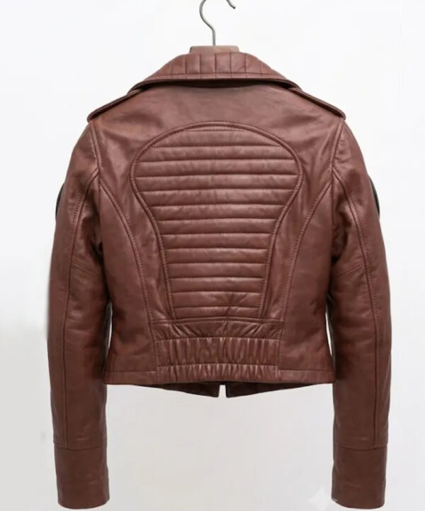 Brown Leather Costume Jacket – Bold Retro Style