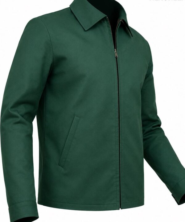 Bullet Train Brad Pitt Green Cotton Jacket