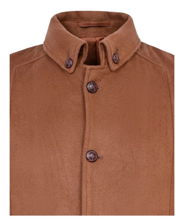 Women’s Brown Wool Jacket – Classic Utility Winter Style