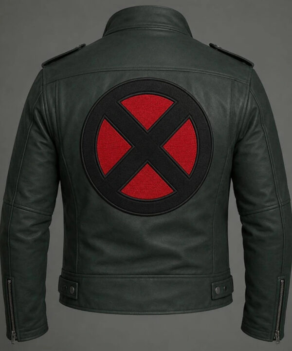 Professor X Black Leather Jacket