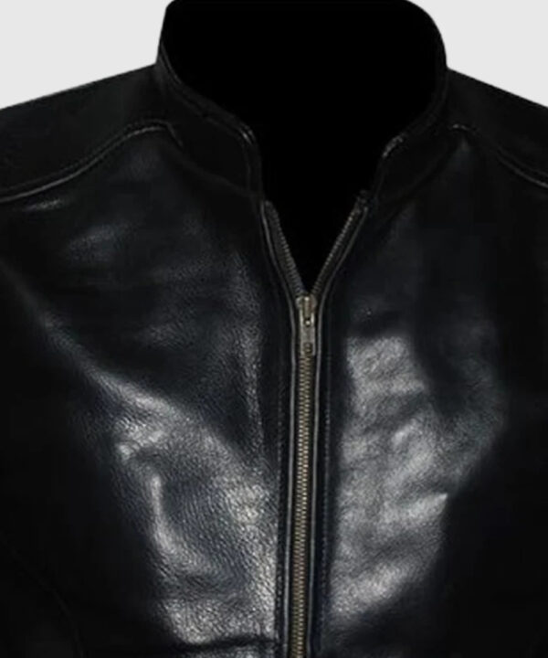 8 Ball Pool Billiard Cue 90's Retro Leather Jacket