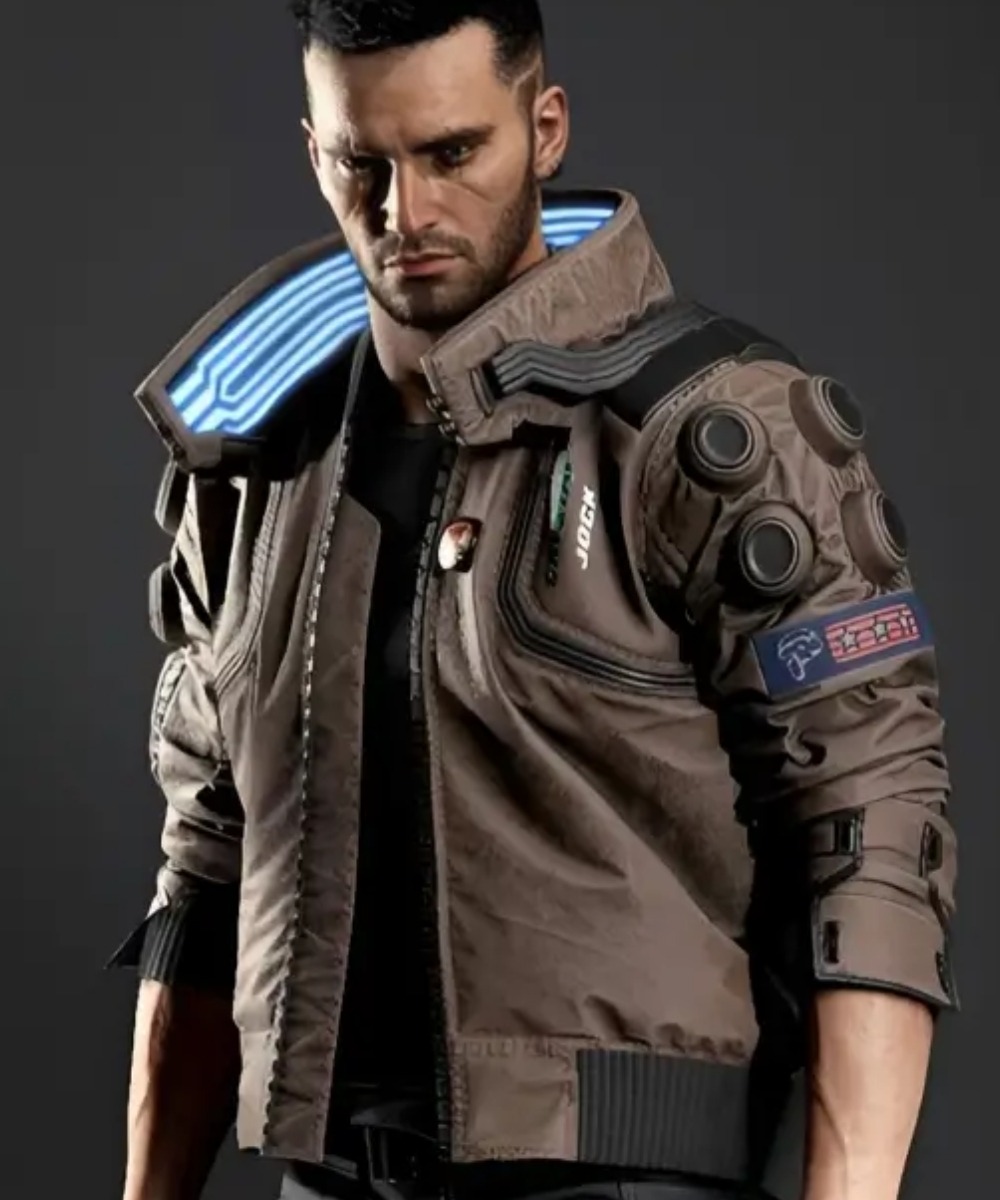 Cyberpunk Samurai Graphic Bomber Jacket