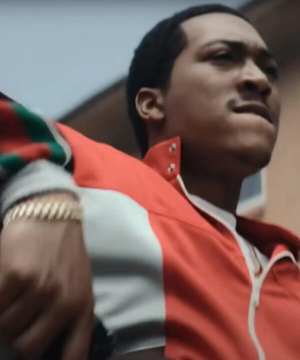 Demetrius Lil BMF S03 Orange Jacket