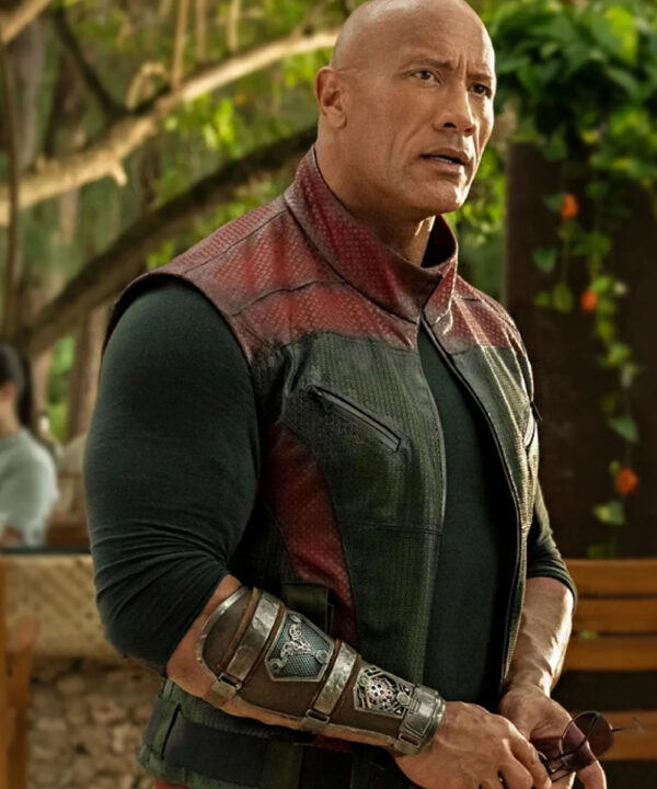 Dwayne Johnson Red One 2024 Leather Vest