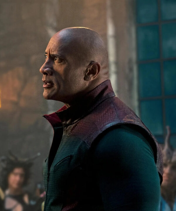 Dwayne Johnson Red One 2024 Leather Vest
