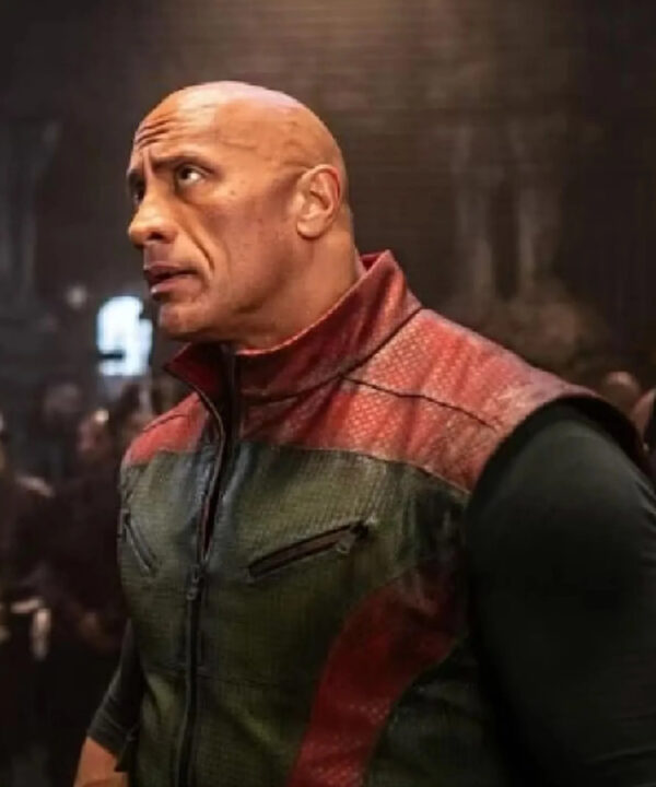 Dwayne Johnson Red One 2024 Leather Vest