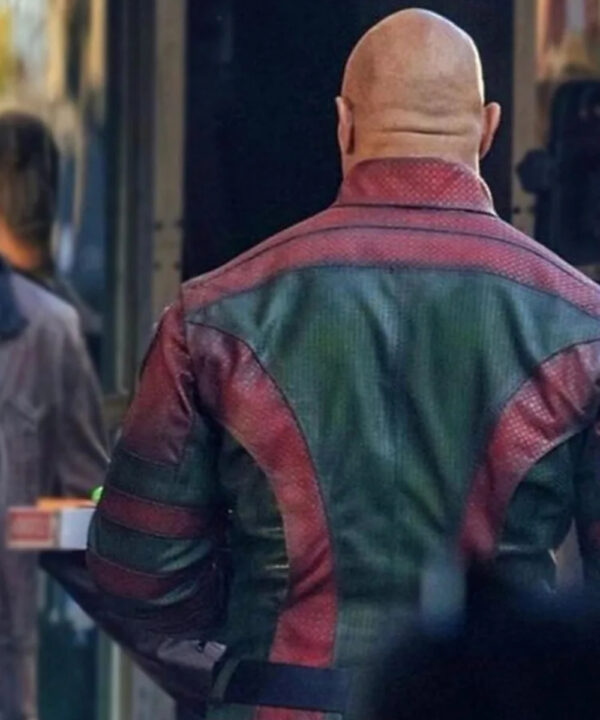 Dwayne Johnson Red One Leather Jacket