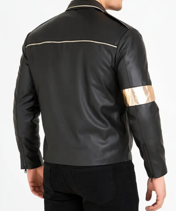 Elizabeth Taylor Michael Jackson Tribute Leather Jacket