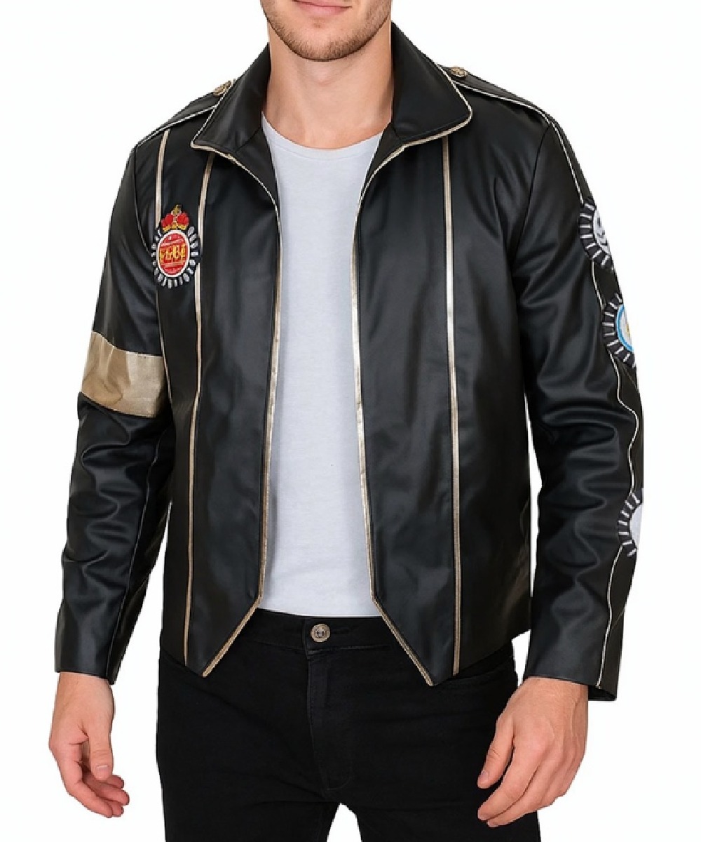 Elizabeth Taylor Michael Jackson Tribute Leather Jacket