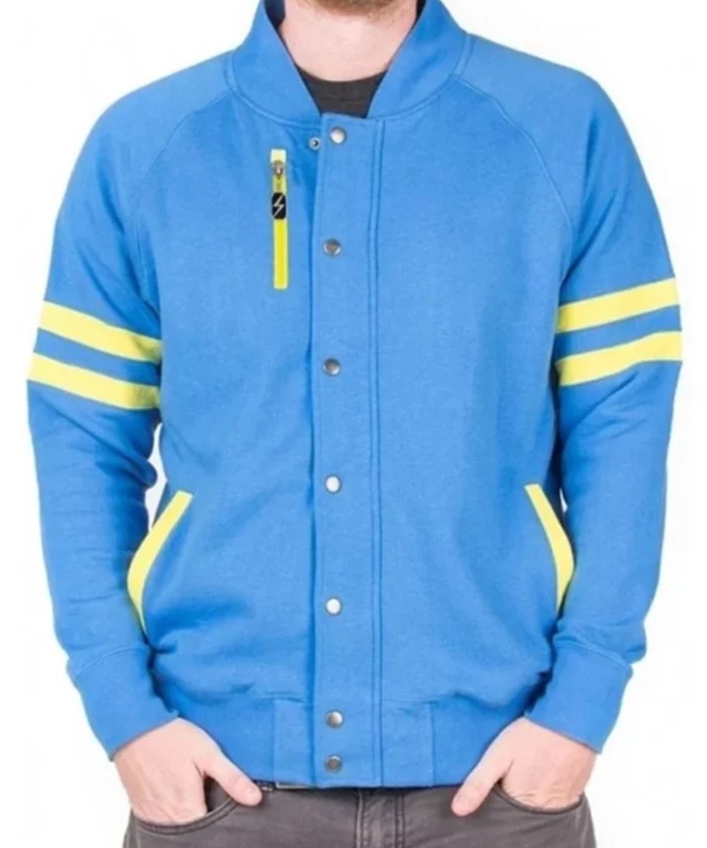 Fallout 4 Vault Blue Bomber Jacket