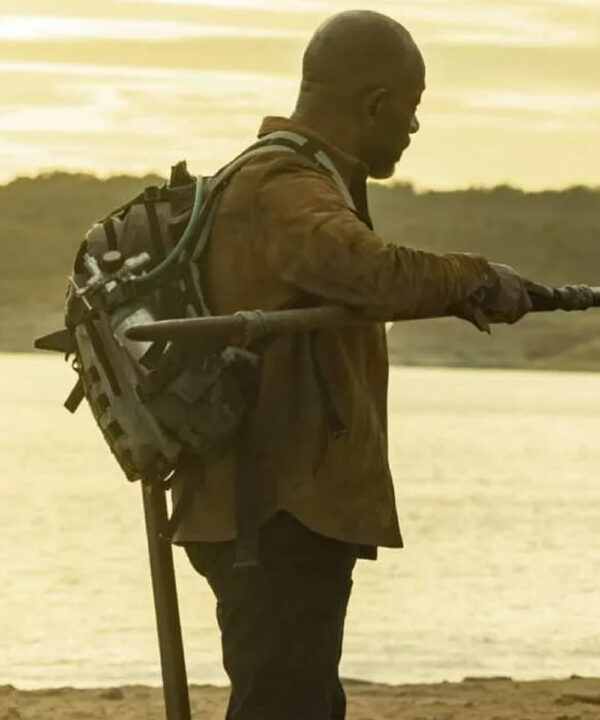 Fear the Walking Dead S08 Morgan Jones Brown Jacket
