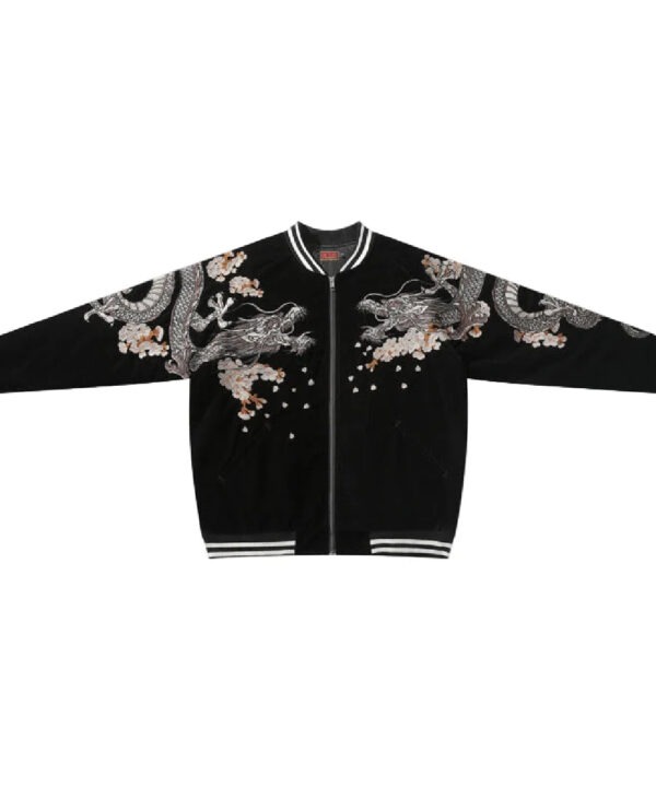 Harajuku Embroidered Cyberpunk Streetwear Jacket