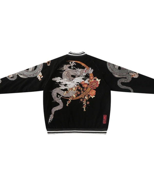 Harajuku Embroidered Cyberpunk Streetwear Jacket