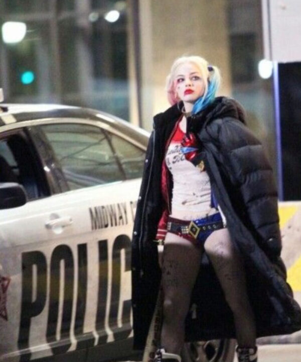 Harley Quinn Suicide Squad Black Parachute Coat