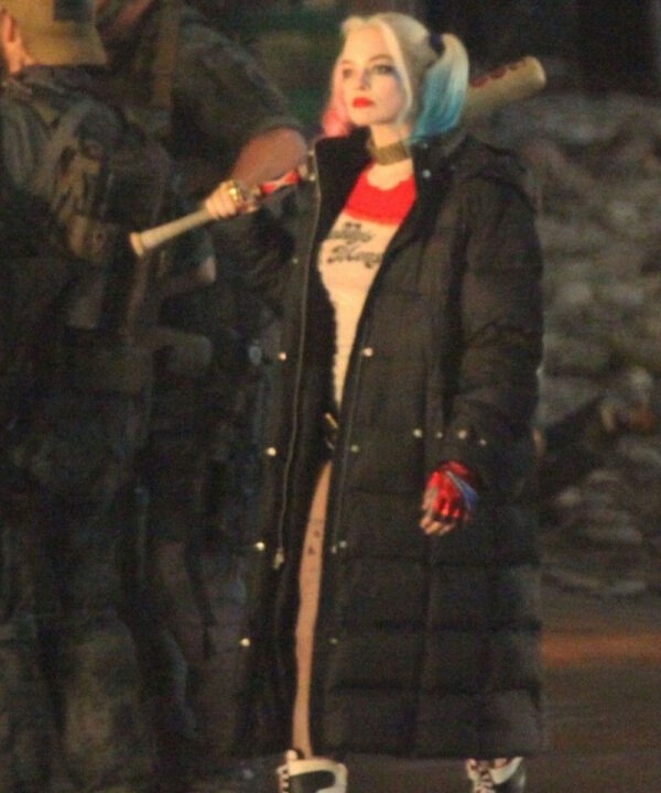 Harley Quinn Suicide Squad Black Parachute Coat