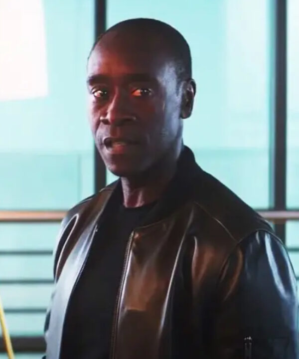 James Rhodes Avengers Civil War Leather Bomber Jacket