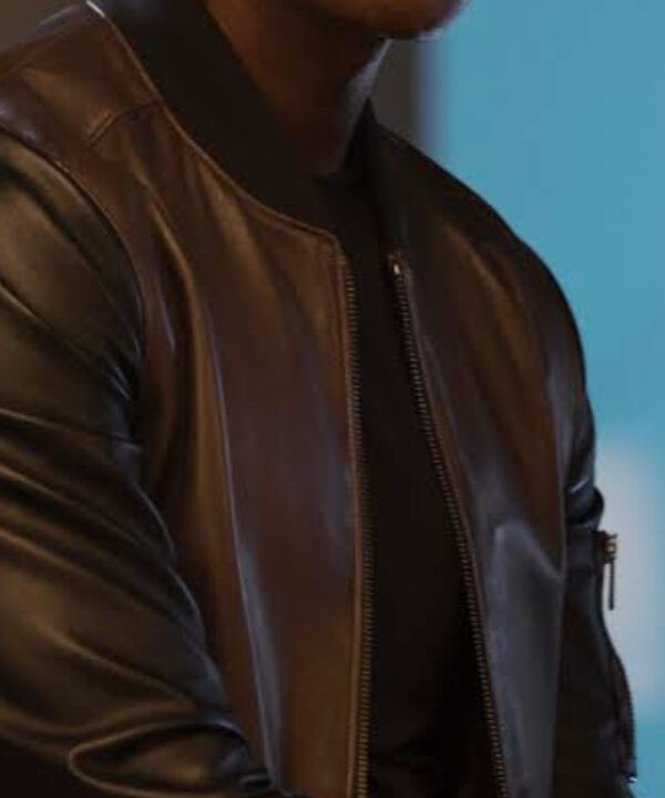 James Rhodes Avengers Civil War Leather Bomber Jacket