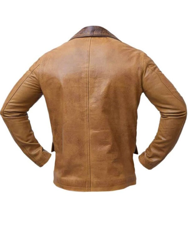 Jamie Dutton Brown Genuine Leather Jacket