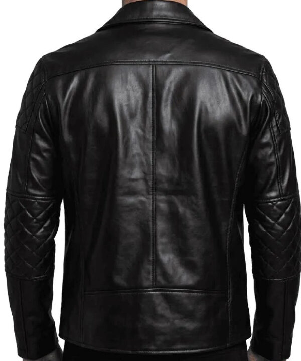 Johnny Silverhand Black Genuine Leather Cyberpunk Jacket