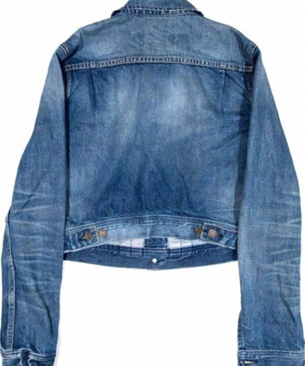 Kelsey Asbille Blue Denim Trucker Jacket