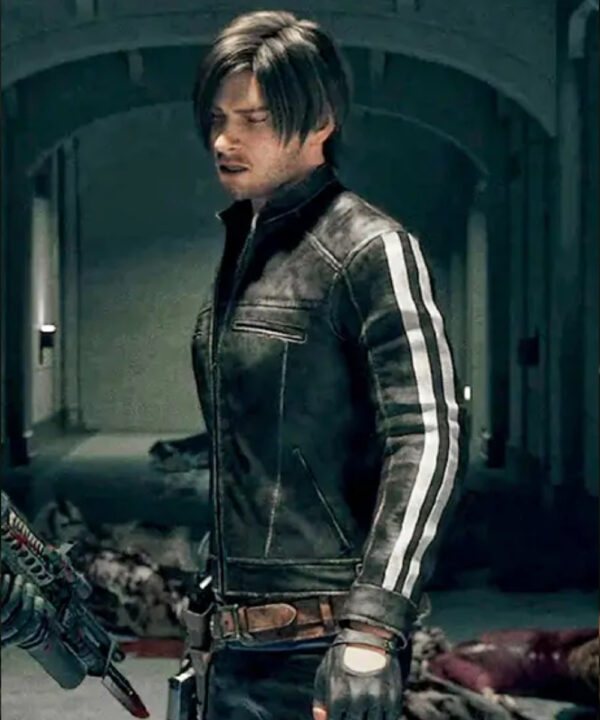 Leon Kennedy Resident Evil Vendetta Leather Jacket