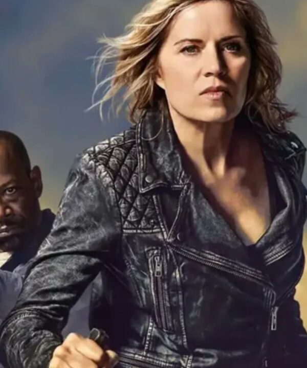 Madison Clark Fear The Walking Dead Black Leather Jacket