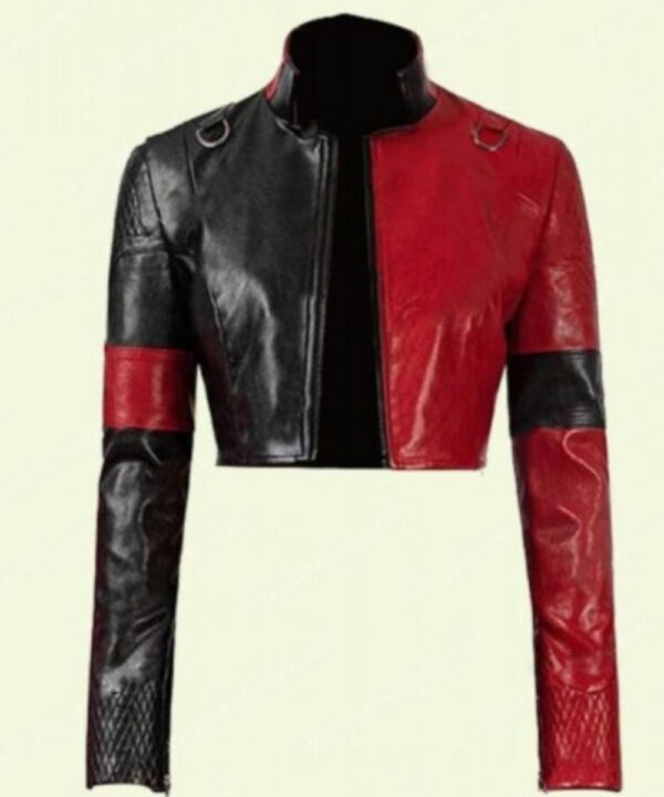 Margot Robbie Harley Quinn Suicide Squad 2 Red Jacket
