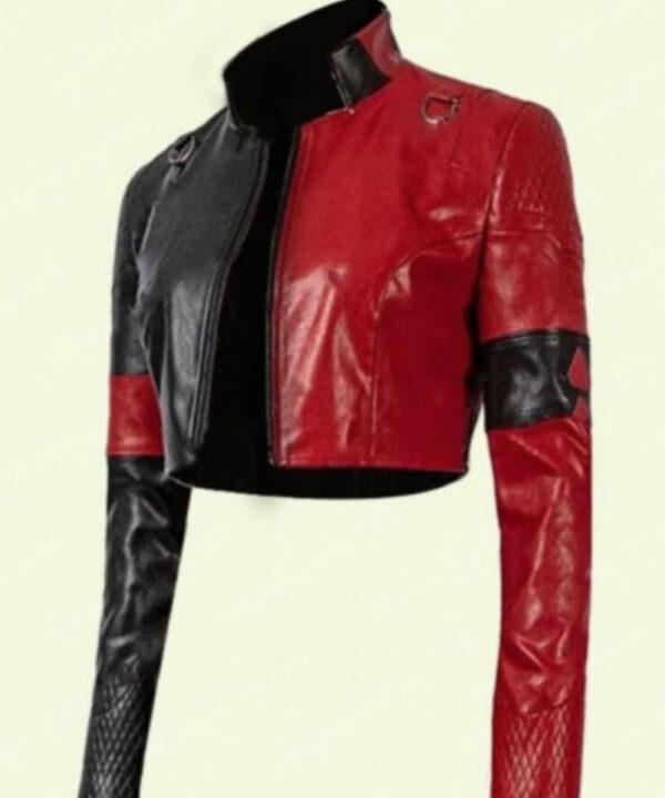 Margot Robbie Harley Quinn Suicide Squad 2 Red Jacket