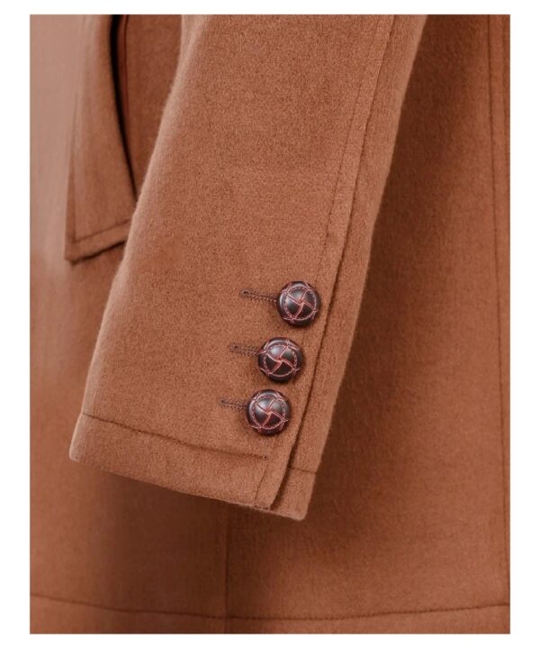 Women’s Brown Wool Jacket – Classic Utility Winter Style