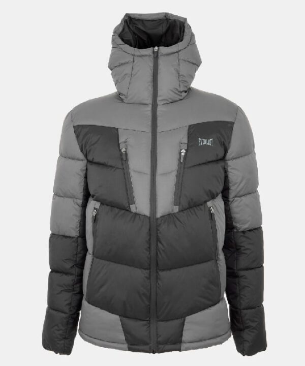 Men’s 550 Fill Power Hooded Puffer Jacket – Full Zip Winter Coat